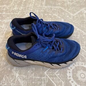 Mens Hoka One One Running Shoes Blue Athletic Sneakers Size‎ 8D